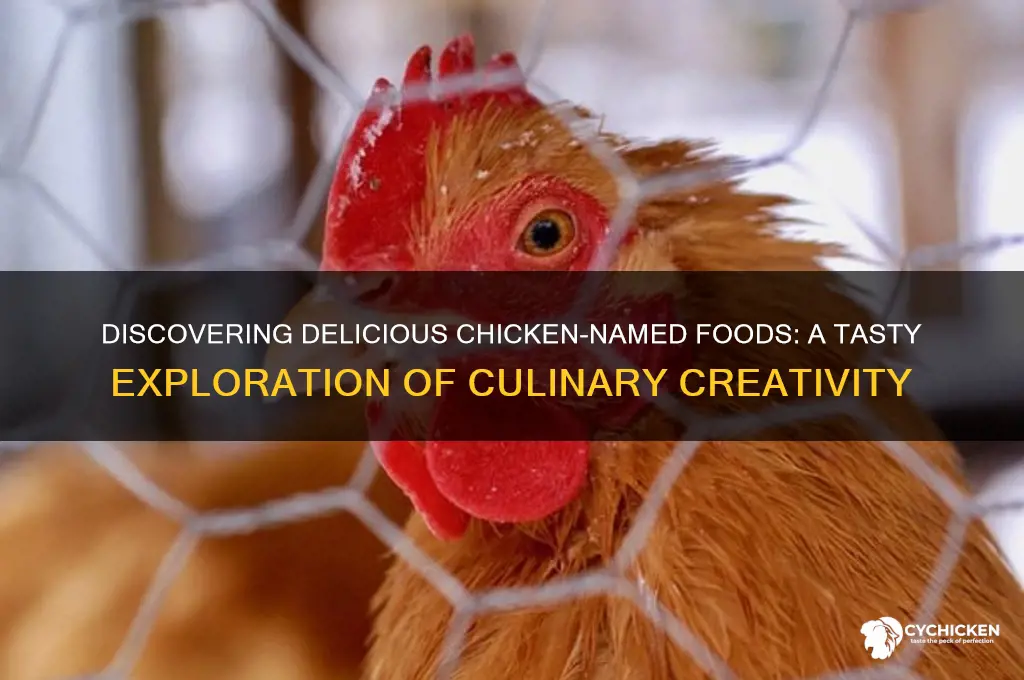 what foods have the word chicken i it