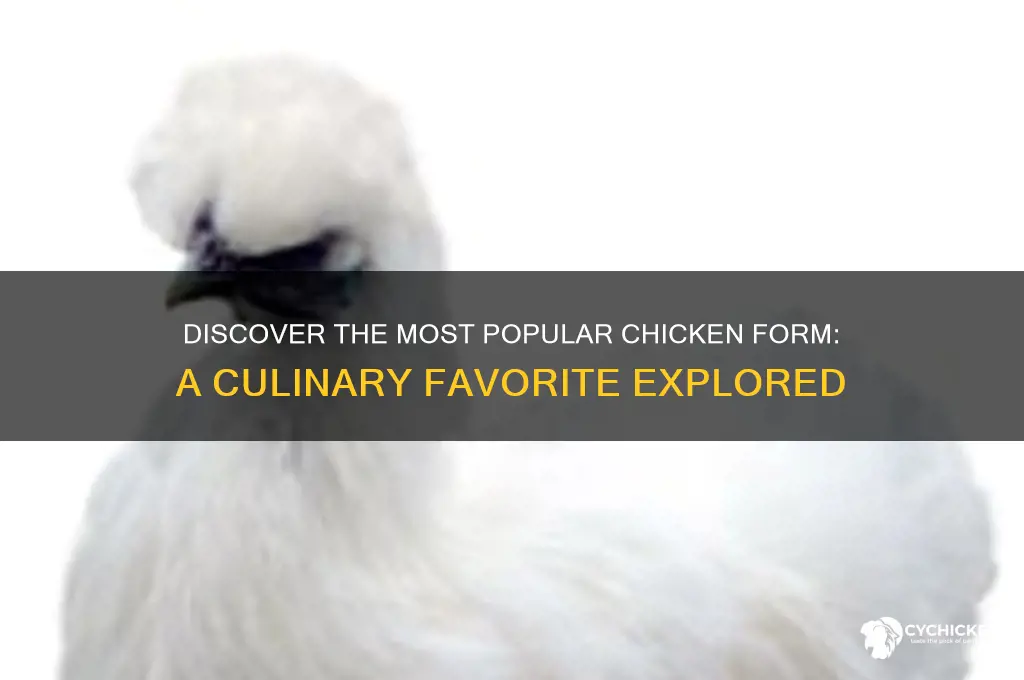 what form of chicken is most popular