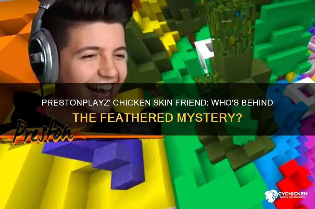 what friend does prestonplayz have a chicken skin
