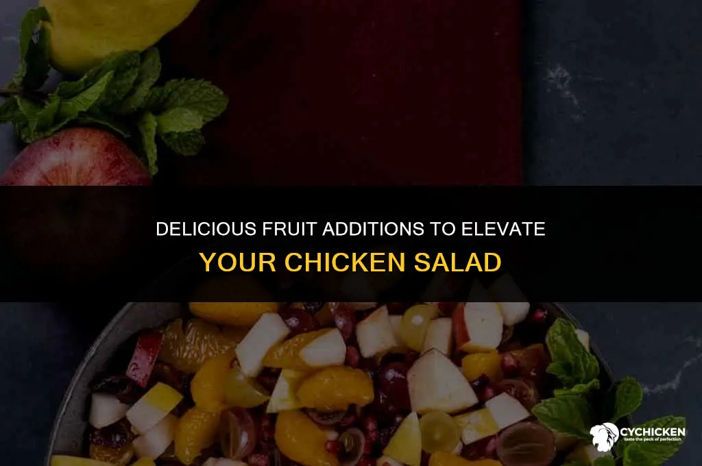 what fruit goes well in chicken salad