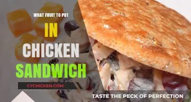 Sweet & Savory: Best Fruits to Elevate Your Chicken Sandwich