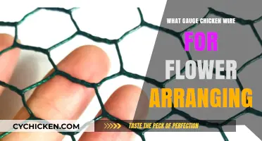 Choosing the Right Chicken Wire Gauge for Floral Arrangements