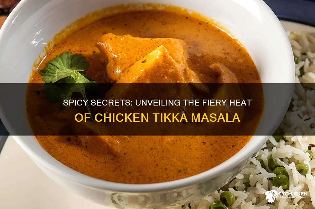 what givbes chicken tikka massala its heat