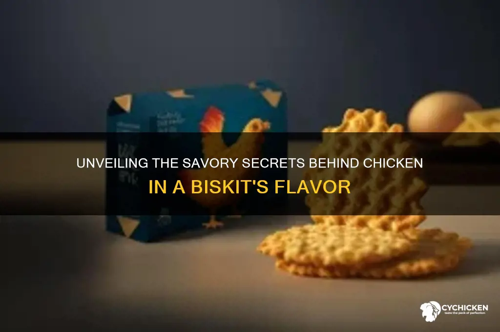what gives chicken in a biskit its flavor