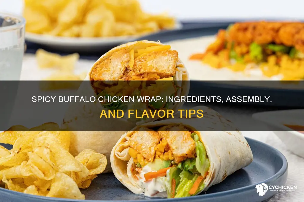 what goes in a buffalo chicken wrap