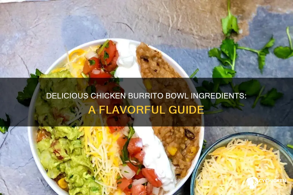 what goes in a chicken burrito bowl