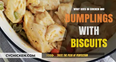 Biscuit-Topped Chicken and Dumplings: Ingredients for a Hearty Comfort Meal