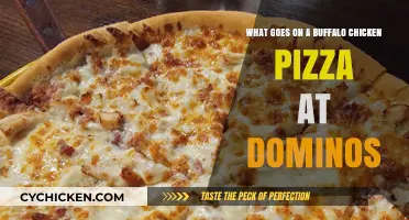 Domino's Buffalo Chicken Pizza: Spicy Toppings Galore!