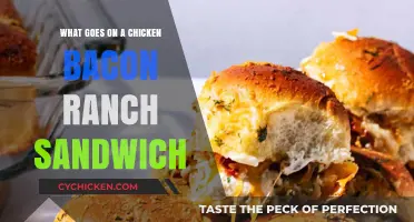 Crafting the Perfect Chicken Bacon Ranch Sandwich: Essential Ingredients Revealed