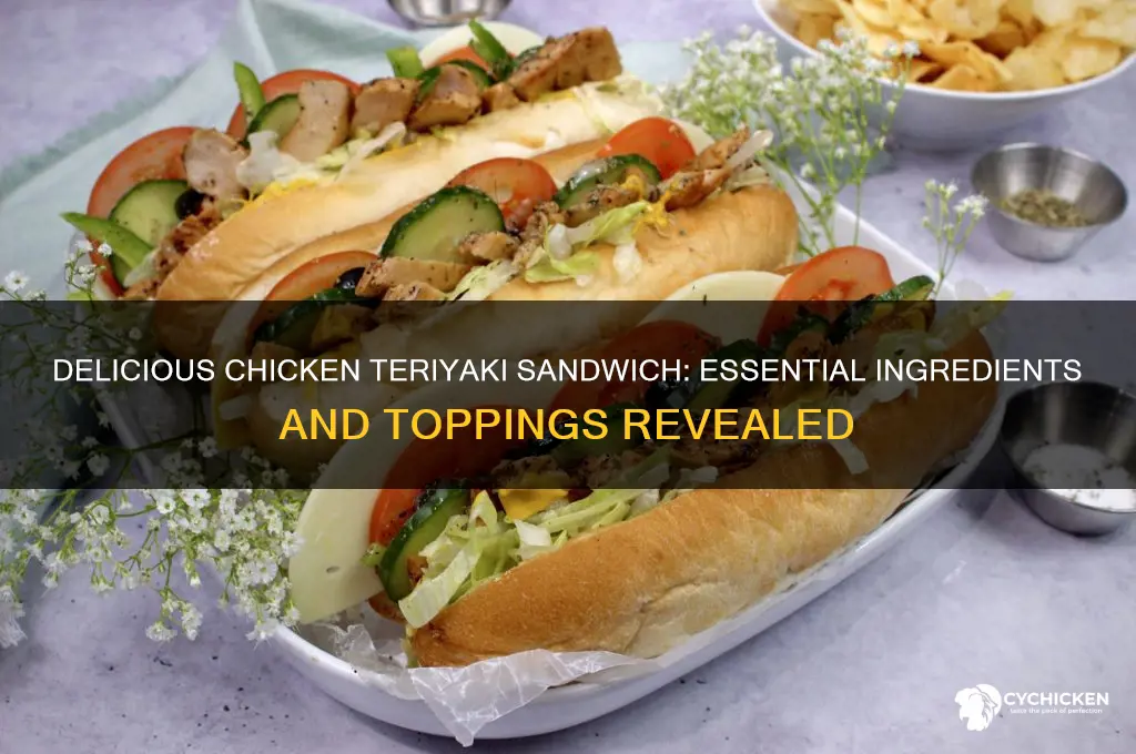 what goes on a chicken teriyaki sandwich