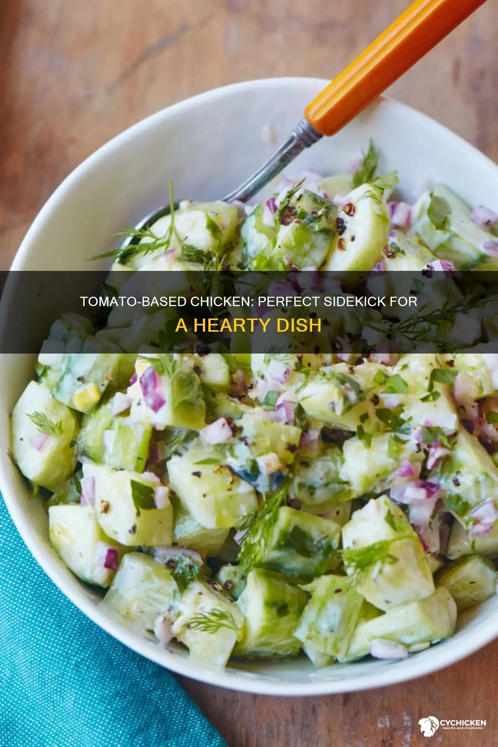 what goes on the side of tomato based chicken