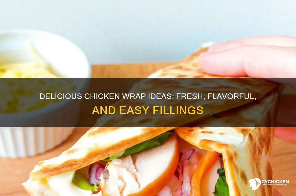 what goes well in a chicken wrap