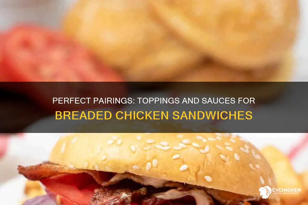 what goes well on breaded chicken sandwich