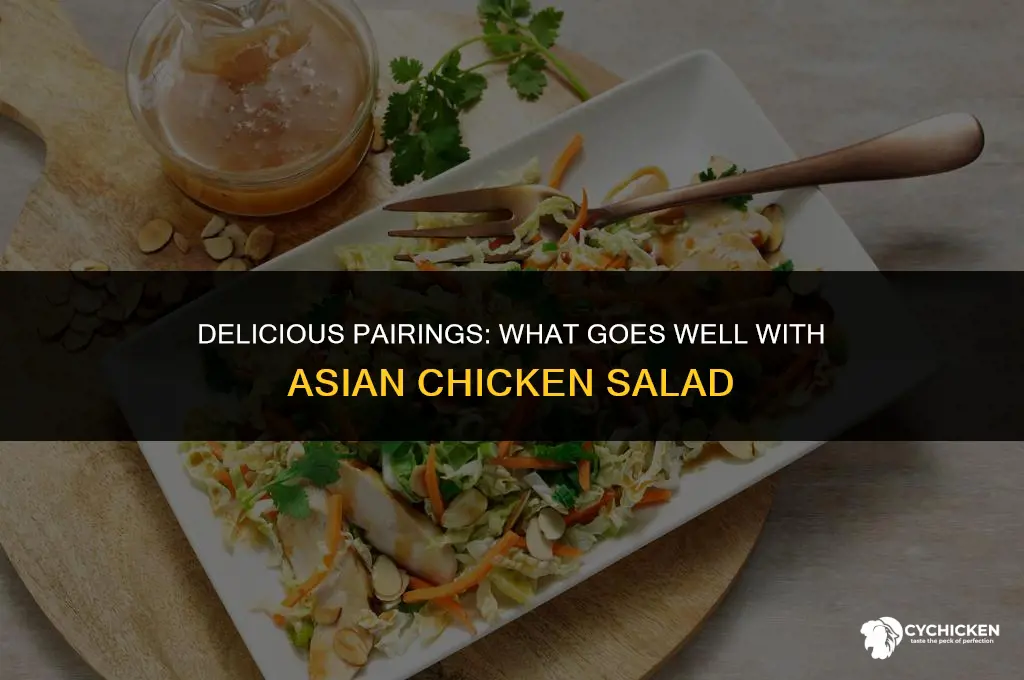 what goes well with asian chicken salad