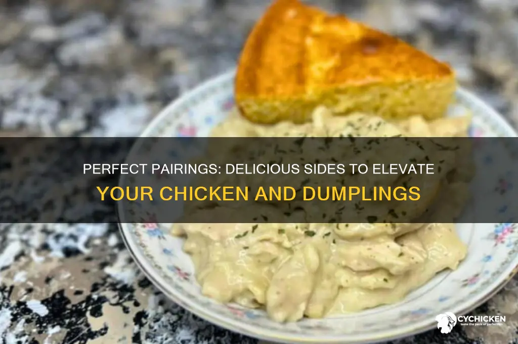 what goes well with chicken ad dumplings