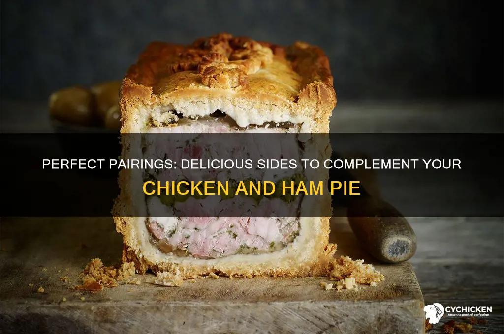 what goes well with chicken and ham pie
