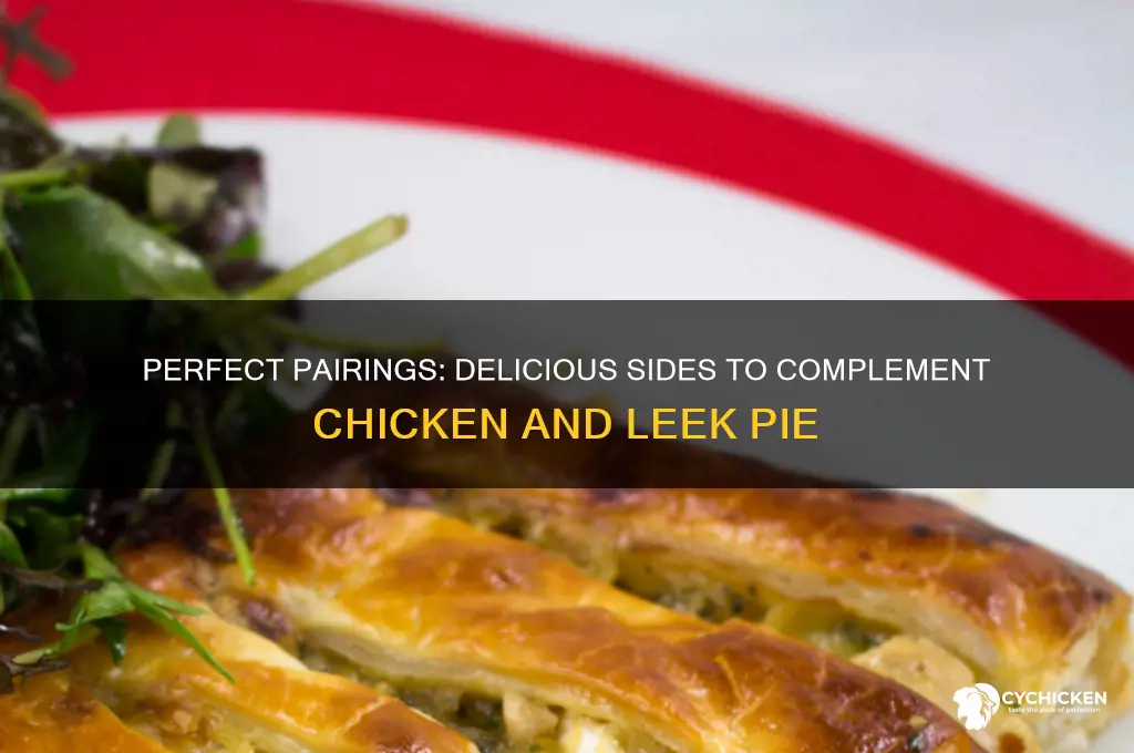 what goes well with chicken and leek pie