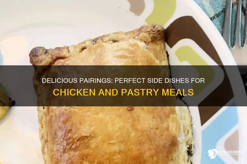 what goes well with chicken and pastry