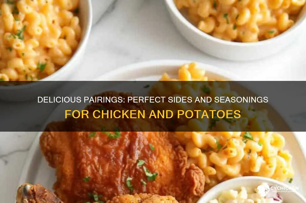 what goes well with chicken and potatoes