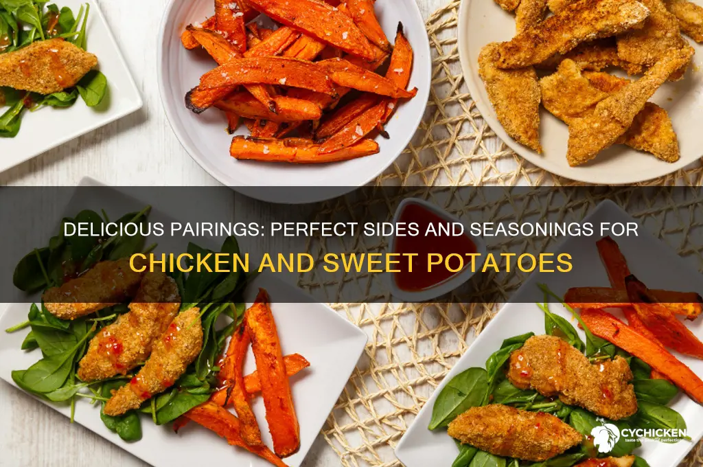 what goes well with chicken and sweet potatoes