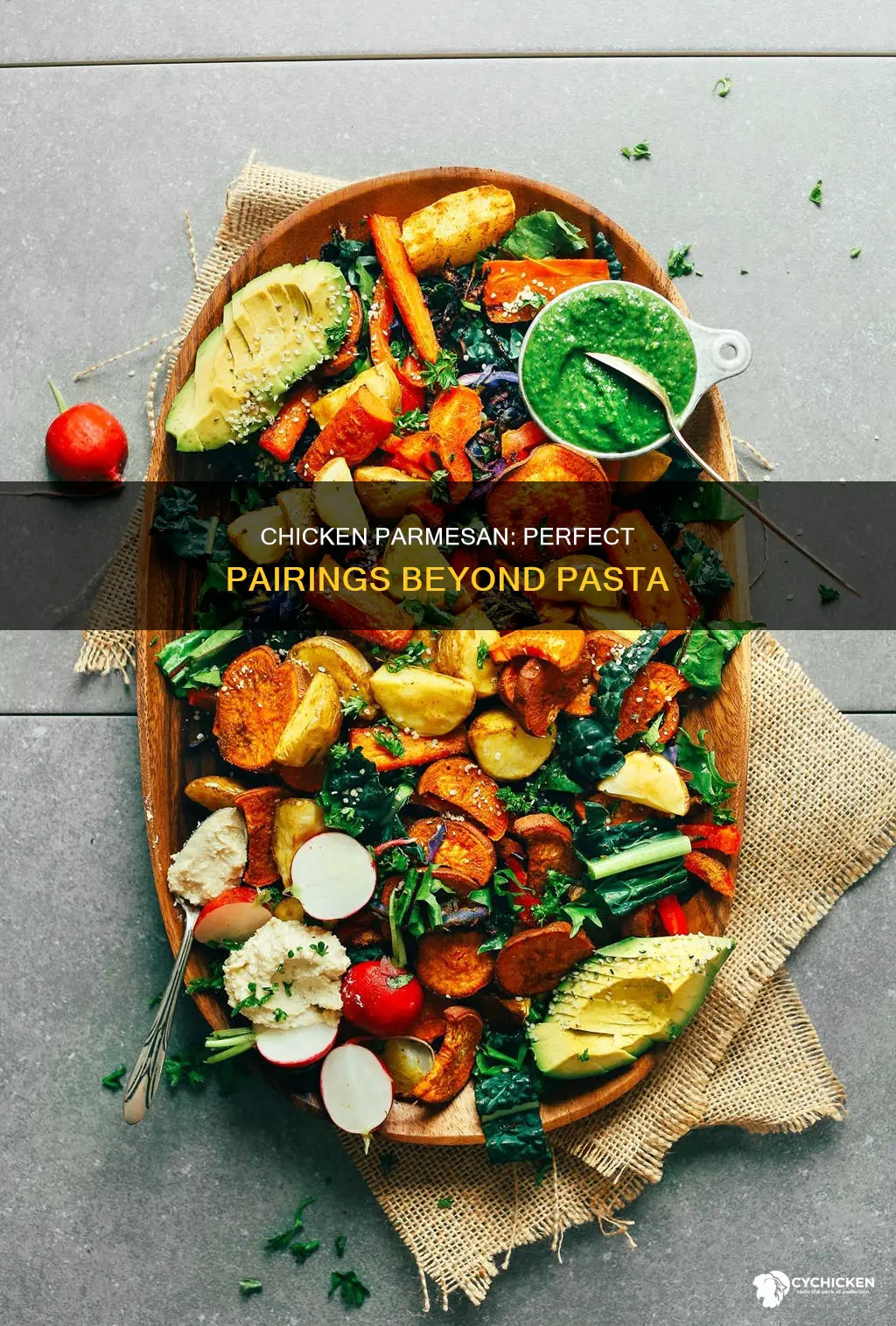 what goes well with chicken parmesan other than pasta