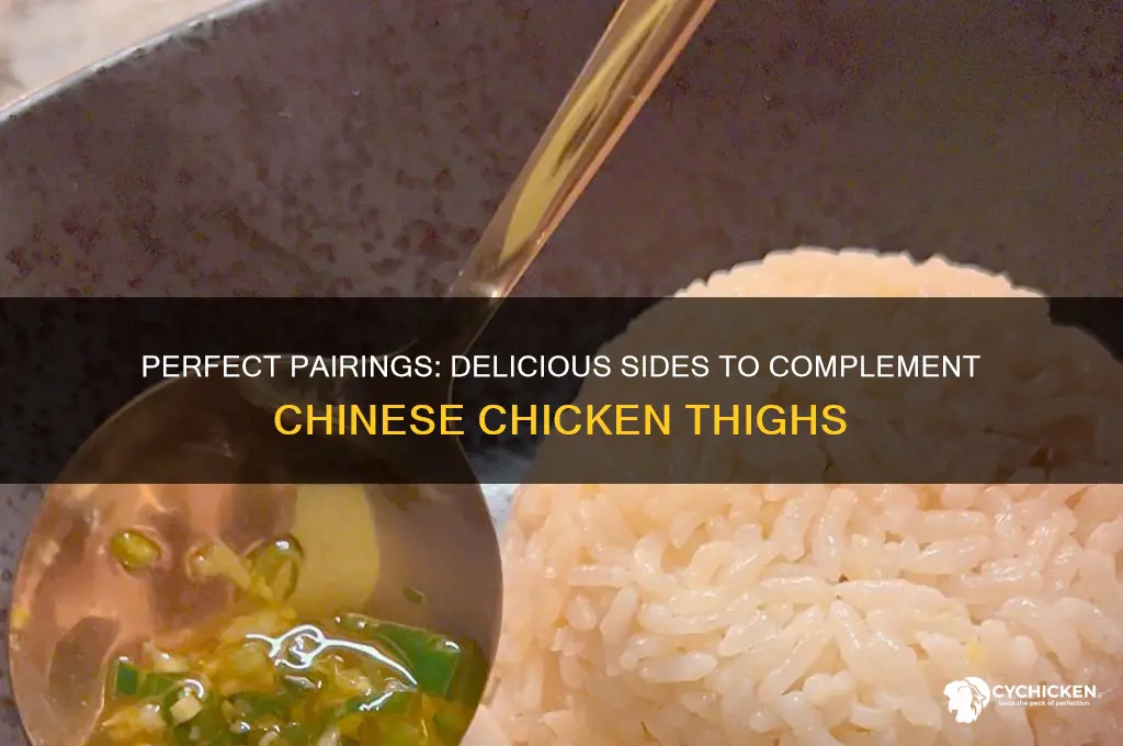 what goes well with chinese chicken thighs