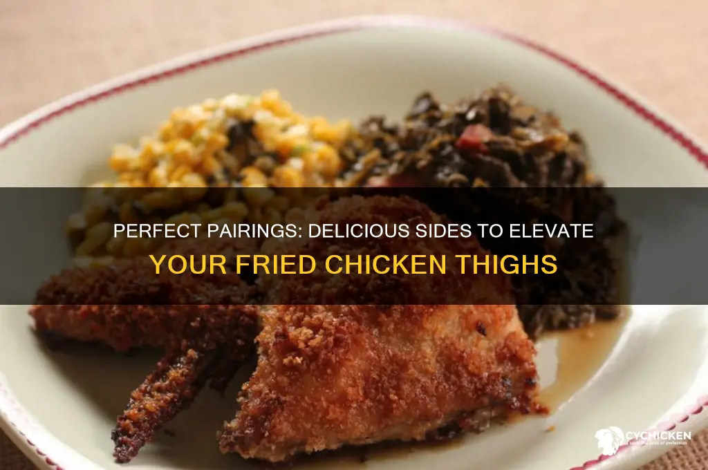 what goes well with fried chicken thighs
