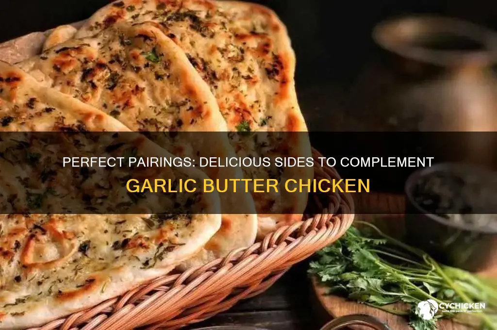 what goes well with garlic butter chicken