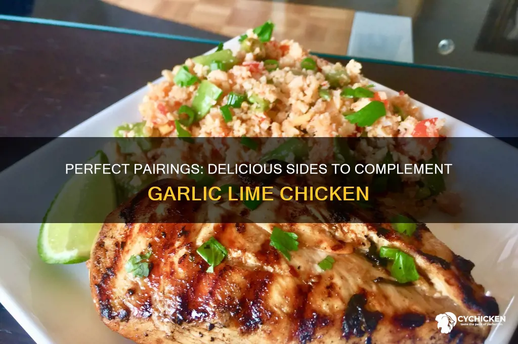 what goes well with garlic lime chicken