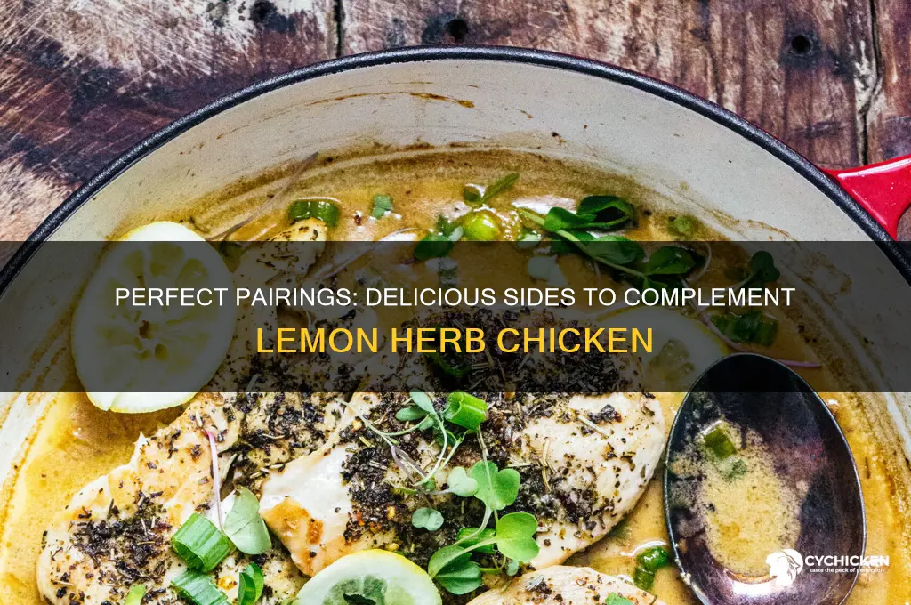 what goes well with lemon herb chicken