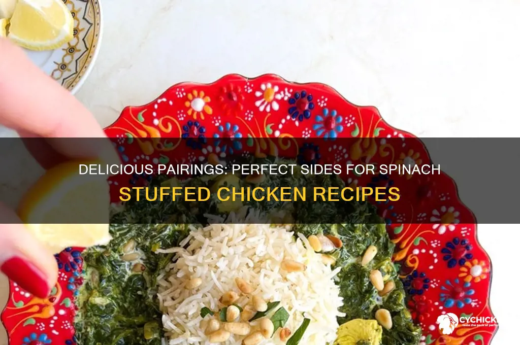 what goes well with spinach stuffed chicken