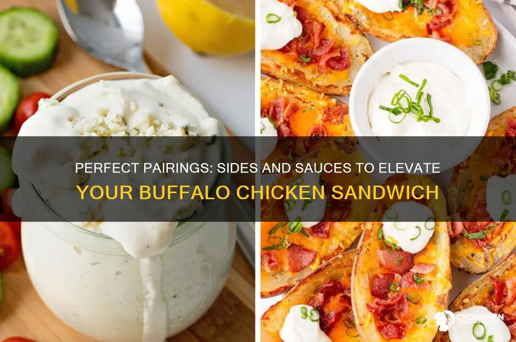 what goes with buffalo chicken sandwich