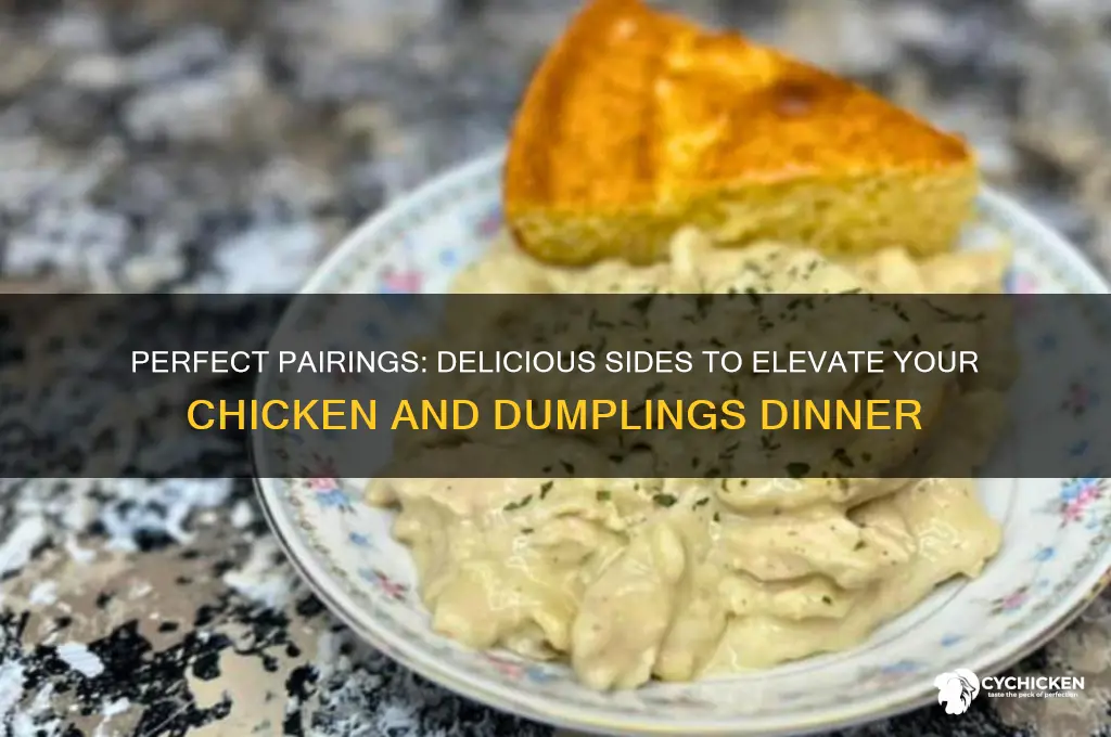 what goes with chicken and dumpling dinner