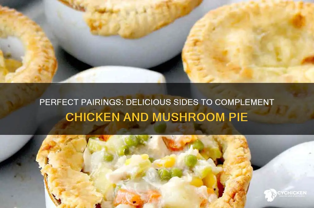 what goes with chicken and mushroom pie