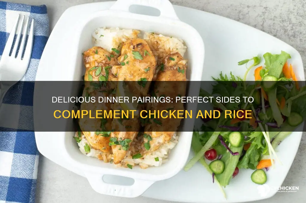 what goes with chicken and rice for dinner