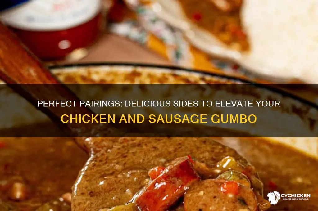 what goes with chicken and sausage gumbo