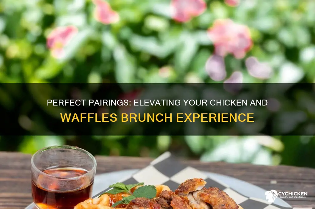 what goes with chicken and waffles brunch