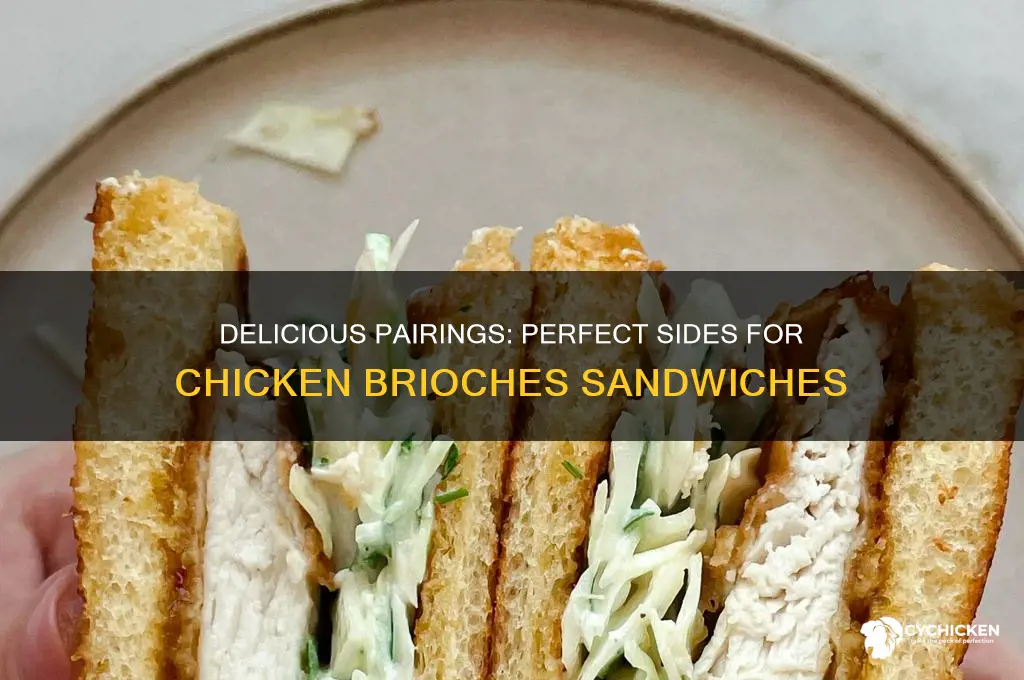 what goes with chicken brioches sandwiches