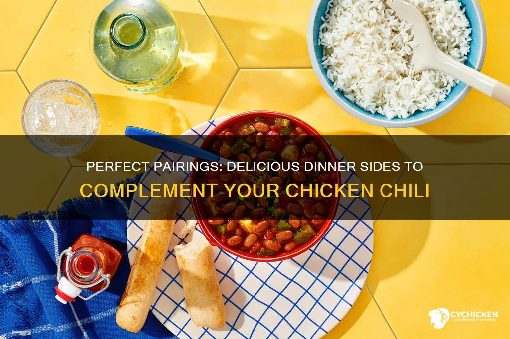 what goes with chicken chili for dinner