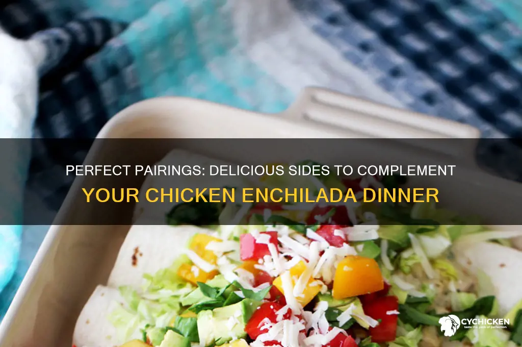 what goes with chicken enchiladas for dinner
