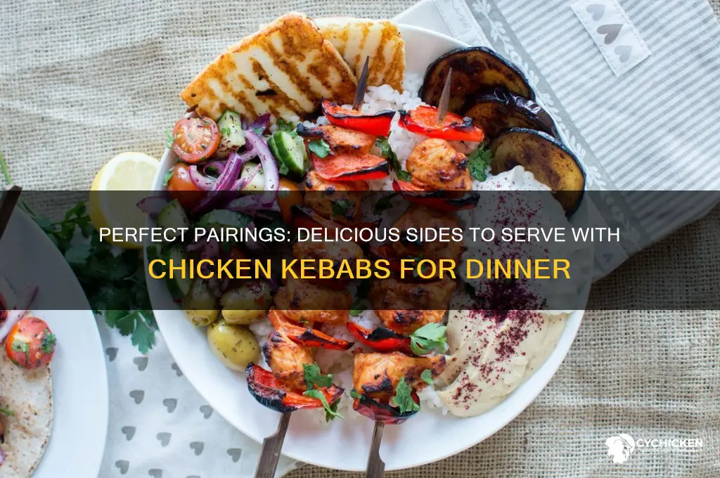 what goes with chicken kebabs for dinner