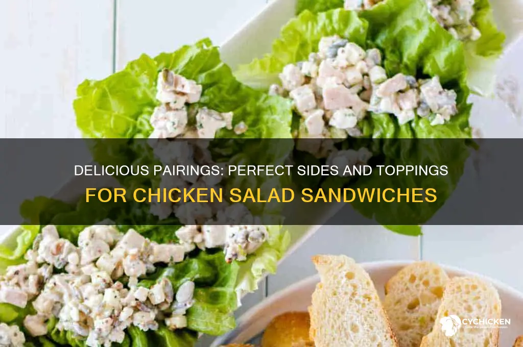 what goes with chicken salad sandwiches