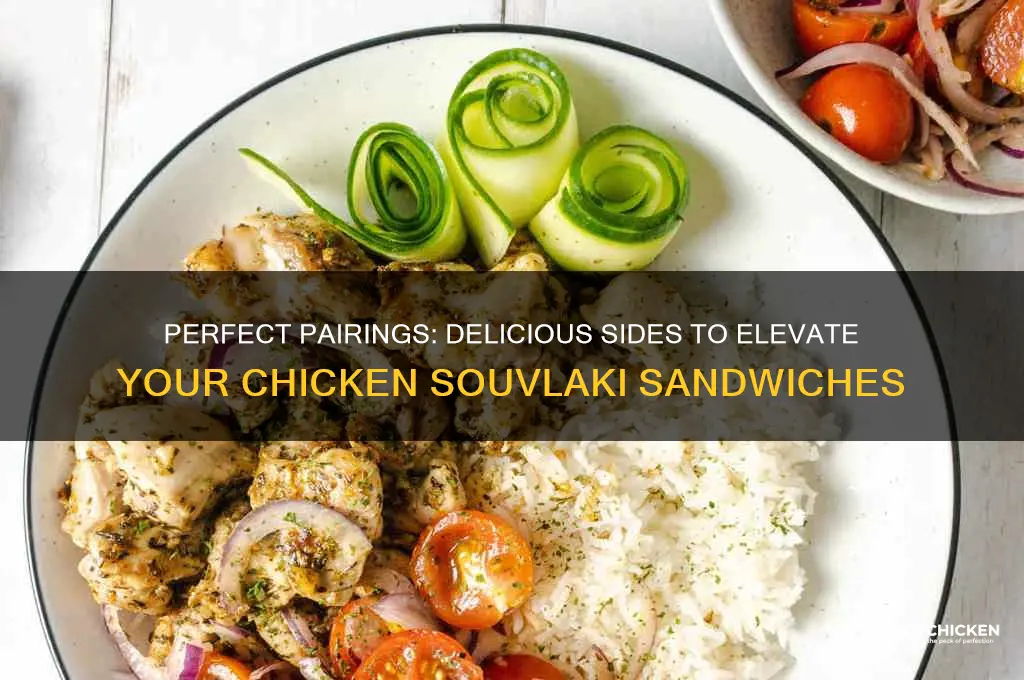 what goes with chicken salaf sandwiches