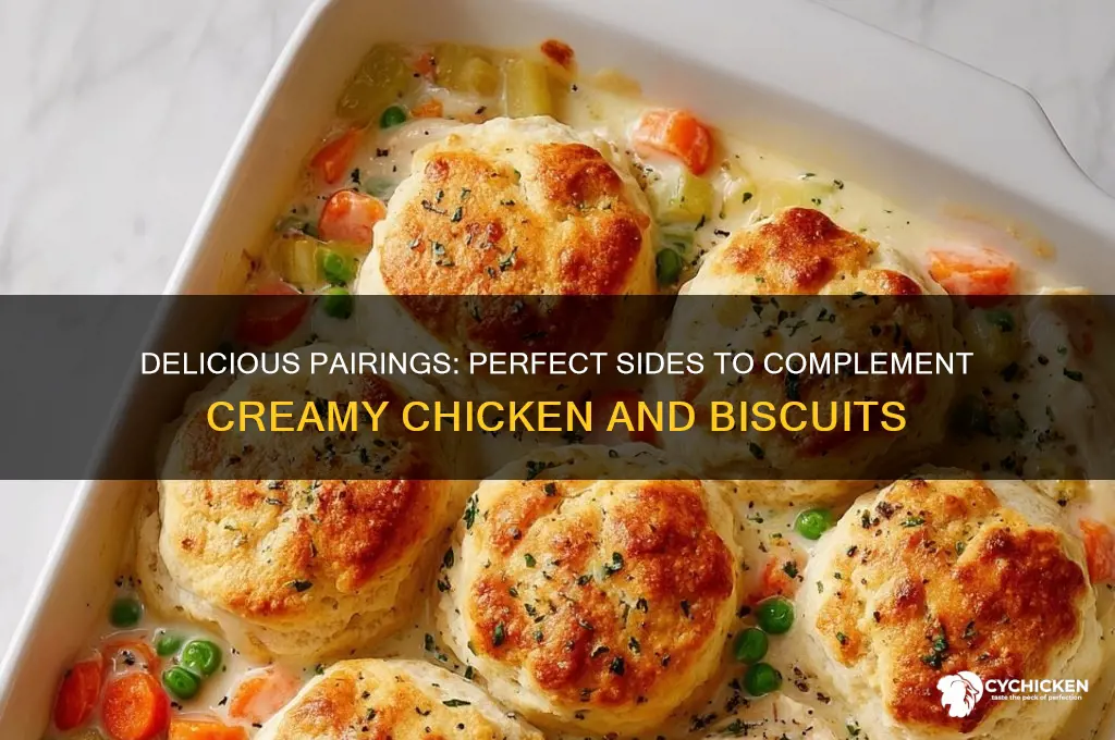 what goes with cream chicken and biscuits