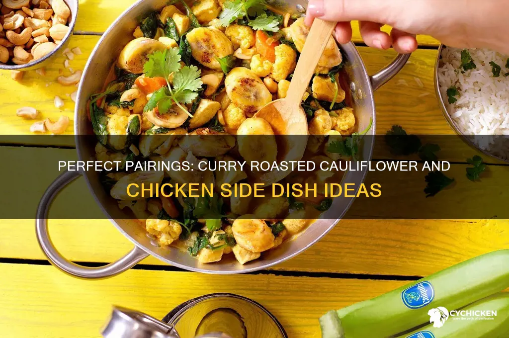 what goes with curry roasted cauliflower and chicken