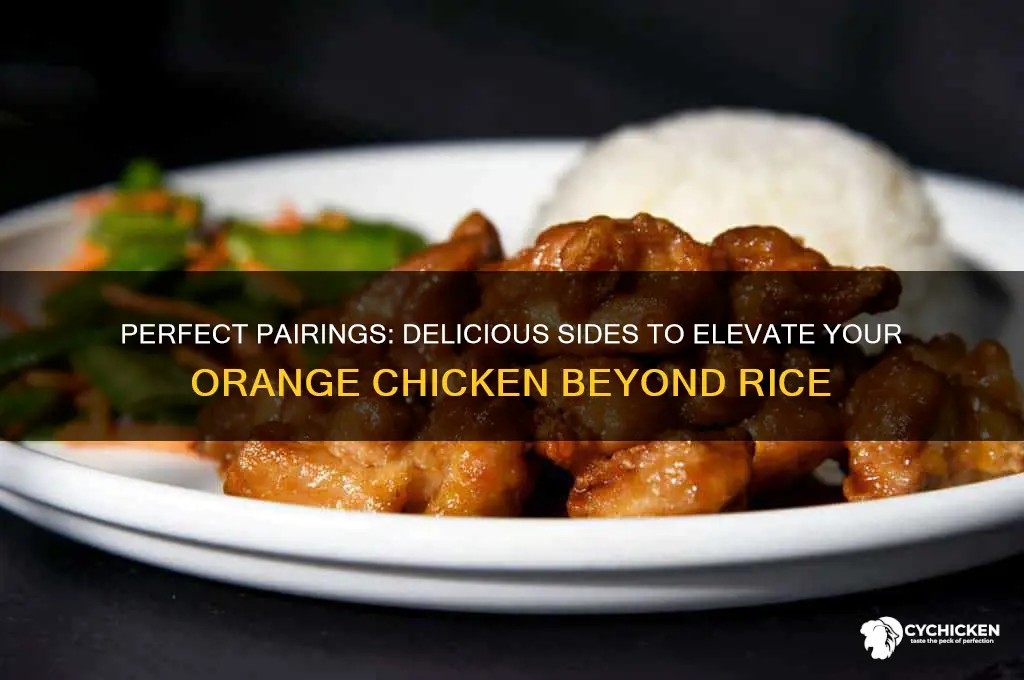 what goes with orange chicken besides rice