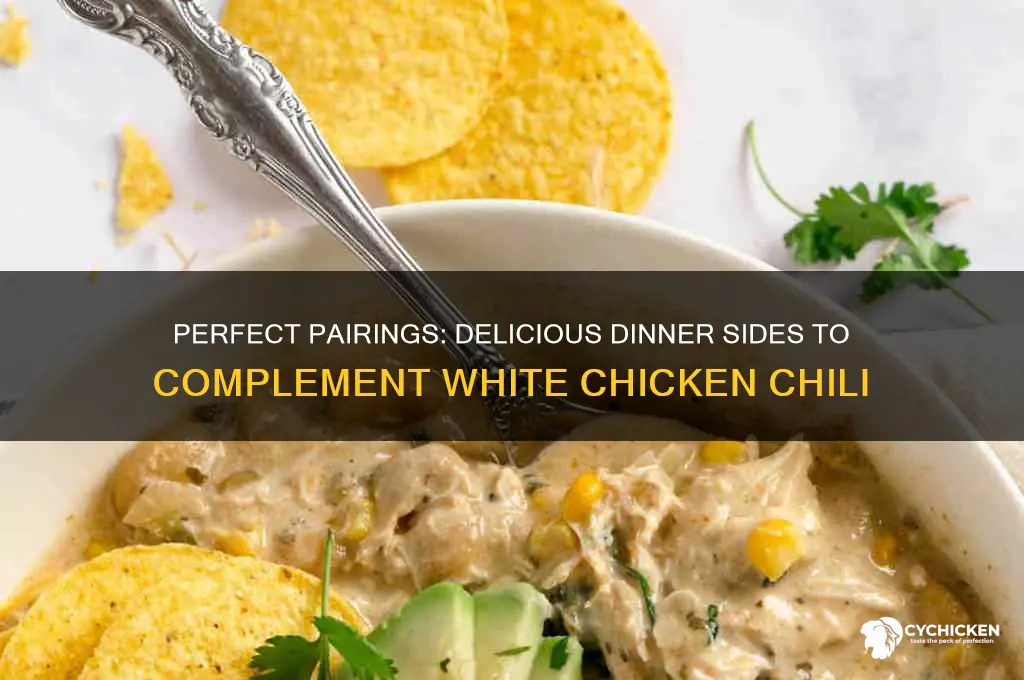 what goes with white chicken chili for dinner