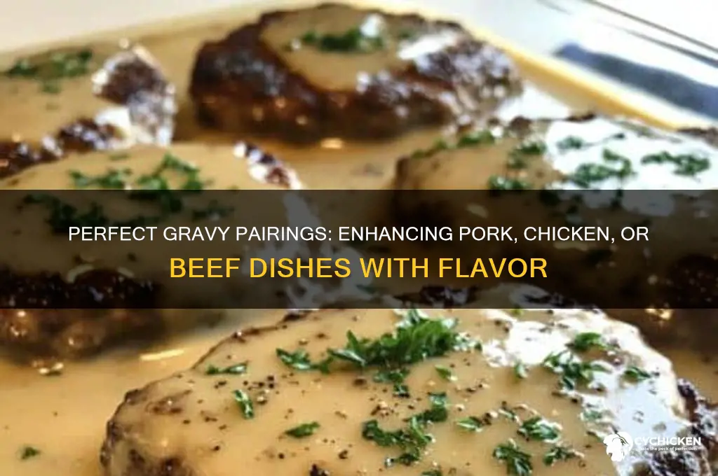 what gravy with pork chicken or beef