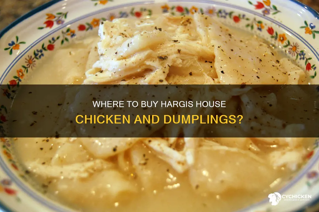 what grocer store sells hargis house chicken and dumplings