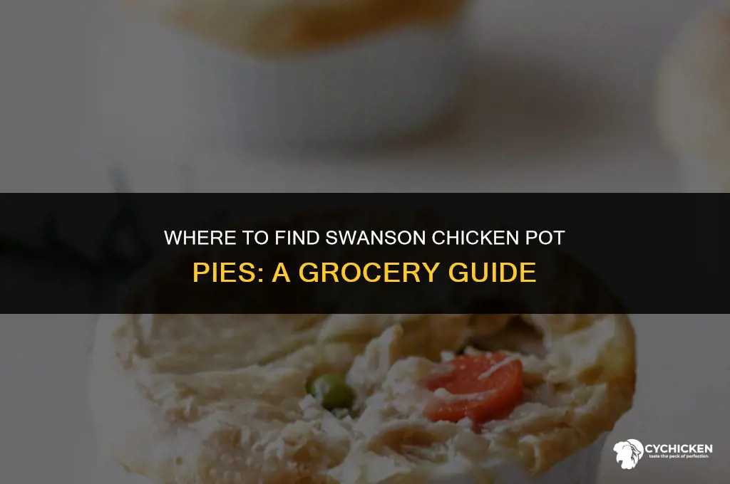 what grocery store has swanson chicken pot pies